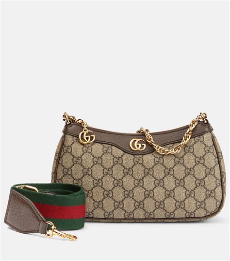 gucci gg supreme canvas shoulder bag|gg ophidia small shoulder bag.